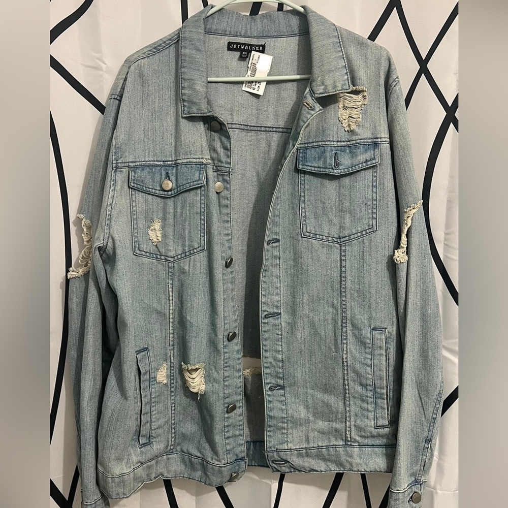 oversized jean jacket